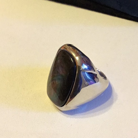 Designer  925 Mystic Sterling Size 6 Men’s Spyder - Picture 2 of 7